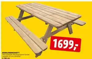 jem & fix BORD/BENKESETT tilbud