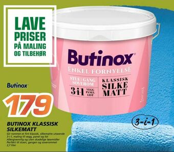 Coop Byggmix Butinox klassisk silkematt tilbud
