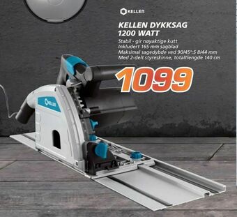 Coop Byggmix Kellen dykksag 1200 watt tilbud