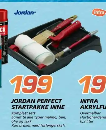 Coop Byggmix Jordan perfect startpakke inne tilbud