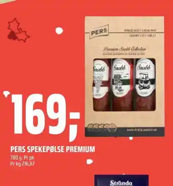 Coop Obs Pers spekepølse premium tilbud