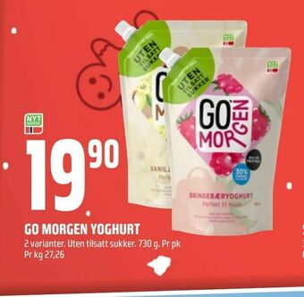 Coop Obs Go morgen yoghurt tilbud