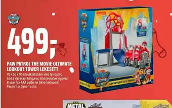 Coop Obs Paw patrol the movie ultimate lookout tower lekesett tilbud