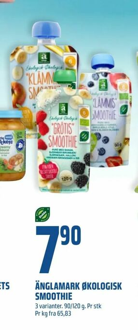 Coop Obs Änglamark økologisk smoothie tilbud