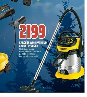 Obs Bygg Kärcher wd 6 premium grovstøvsuger tilbud