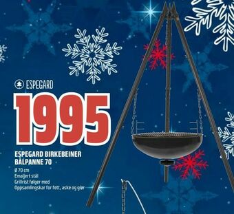 Obs Bygg Espegard birkebeiner bålpanne 70 tilbud