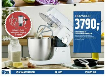 Coop Obs Kenwood chef xl kvl4110w kjøkkenmaskin tilbud