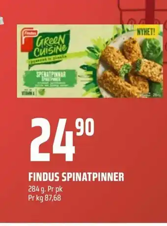 Coop Obs Findus spinatpinner tilbud
