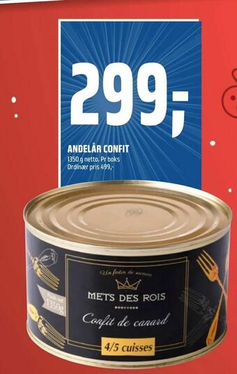 Coop Obs Andelår confit tilbud