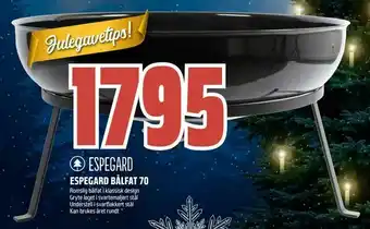 Obs Bygg Espegard bålfat 70 tilbud