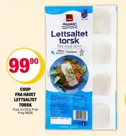 Coop Extra COOP Fra havet lettsaltet torsk tilbud