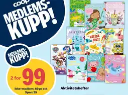 Coop Extra Aktivitetshefter tilbud