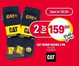 Coop Extra Cat work socks 3 pk tilbud