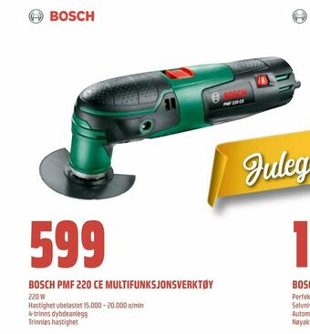 Obs Bygg Bosch pmf 220 ce multifunksjonsverktøy tilbud