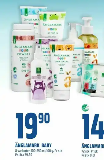 Coop Obs Änglamark baby tilbud