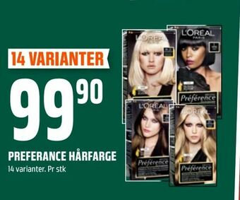 Coop Obs Preferance hårfarge tilbud