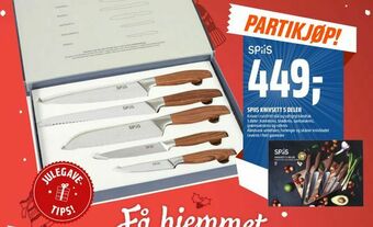 Coop Obs Spiis knivsett 5 deler tilbud
