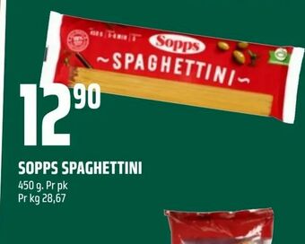 Coop Obs Sopps spaghettini tilbud