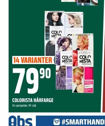Coop Obs Colorista hårfarge tilbud