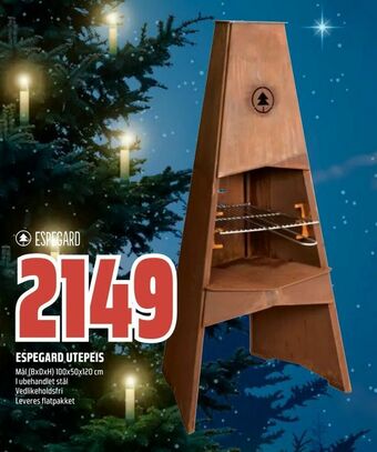 Obs Bygg Espegard utepeis tilbud