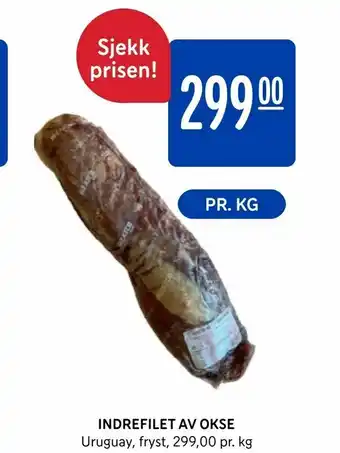 Rema 1000 Indrefilet av okse tilbud