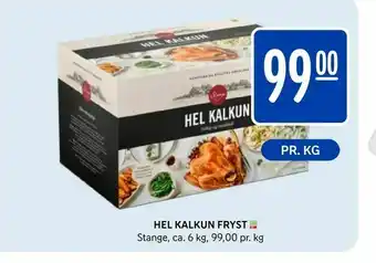 Rema 1000 Hel kalkun fryst tilbud