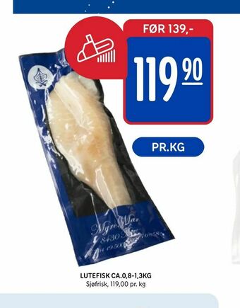 Rema 1000 Lutefisk ca.0,8-1,3kg tilbud