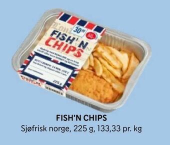 Rema 1000 Fish'n chips tilbud