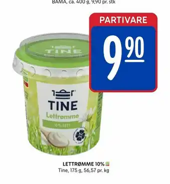 Rema 1000 Lettrømme 10% tilbud