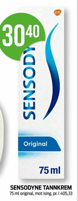 Kiwi Sensodyne tannkrem tilbud