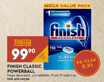 Coop Mega Finish classic powerball tilbud