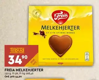 Coop Mega Freia melkehjerter tilbud