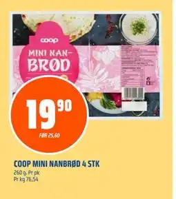 Coop Obs COOP MINI NANBRØD 4 STK tilbud