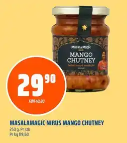 Coop Obs MASALAMAGIC NIRUS MANGO CHUTNEY tilbud