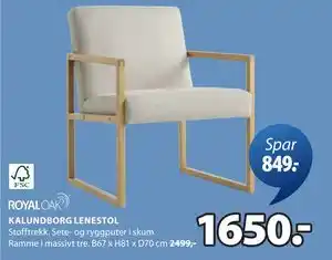 JYSK KALUNDBORG LENESTOL tilbud