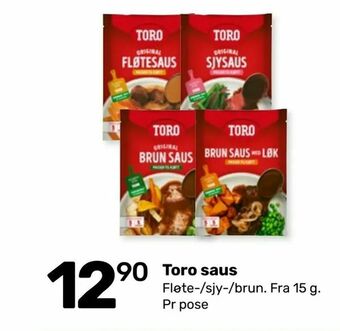 Matkroken Toro saus tilbud