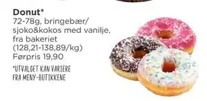 Meny Donut tilbud