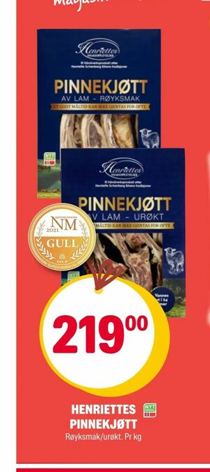 Coop Extra Henriettes pinnekjøtt tilbud