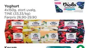 Meny Yoghurt tilbud