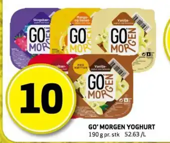 Bunnpris GO' MORGEN YOGHURT tilbud