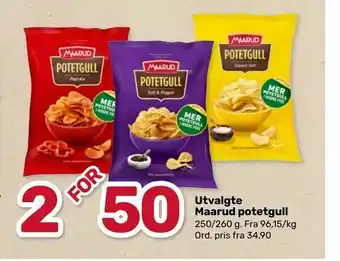 Matkroken Utvalgte Maarud potetgull tilbud