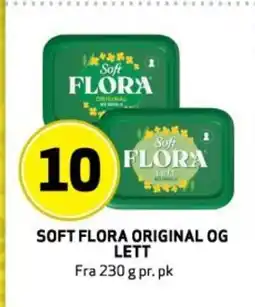Bunnpris SOFT FLORA ORIGINAL OG LETT tilbud