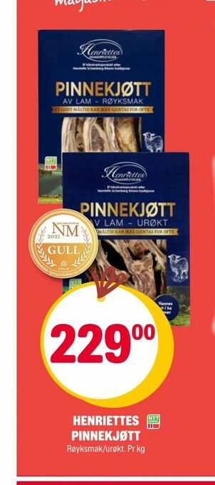 Coop Extra Henriettes pinnekjøtt tilbud
