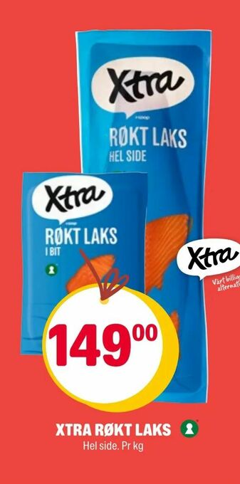 Coop Extra Xtra røkt laks tilbud