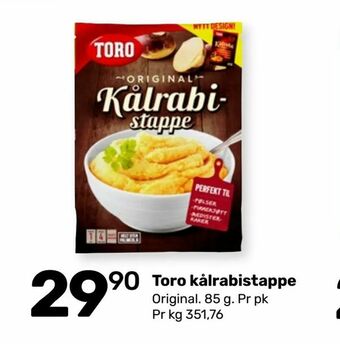 Coop Marked Toro kålrabistappe tilbud