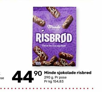 Minde sjokolade risbrød