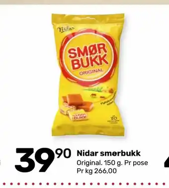 Coop Marked Nidar smørbukk tilbud