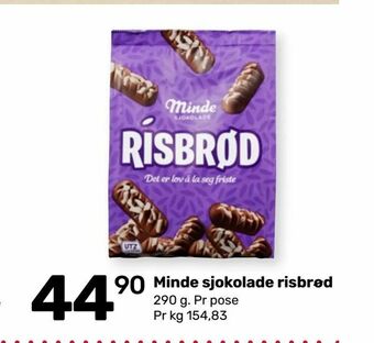 Minde sjokolade risbrød