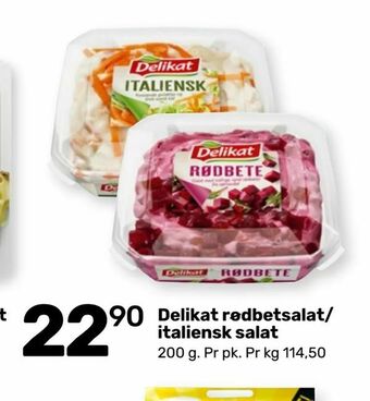 Matkroken Delikat rødbetsalat/ italiensk salat tilbud