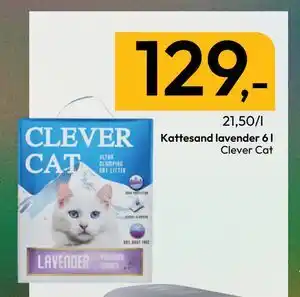 Gigaboks Kattesand lavender 6 l tilbud